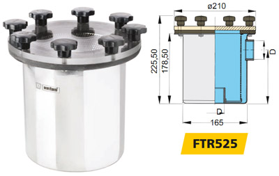 фильтр забортной воды Vetus FTR525