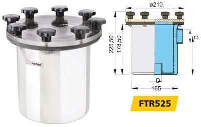 фильтр забортной воды Vetus FTR525 фильтр забортной воды Vetus FTR525