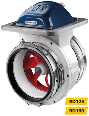бесшумное подруливающее устройство Vetus RimDrive RD125 RD160 бесшумное подруливающее устройство Vetus RimDrive RD125 RD160