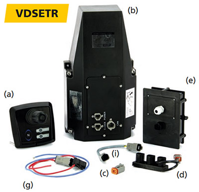 Комплект Vetus V-DOCKER VDSETR для выдвижного подруливающего устройства