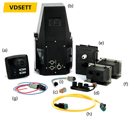 Комплект Vetus V-DOCKER VDSETT для туннельного подруливающего устройства